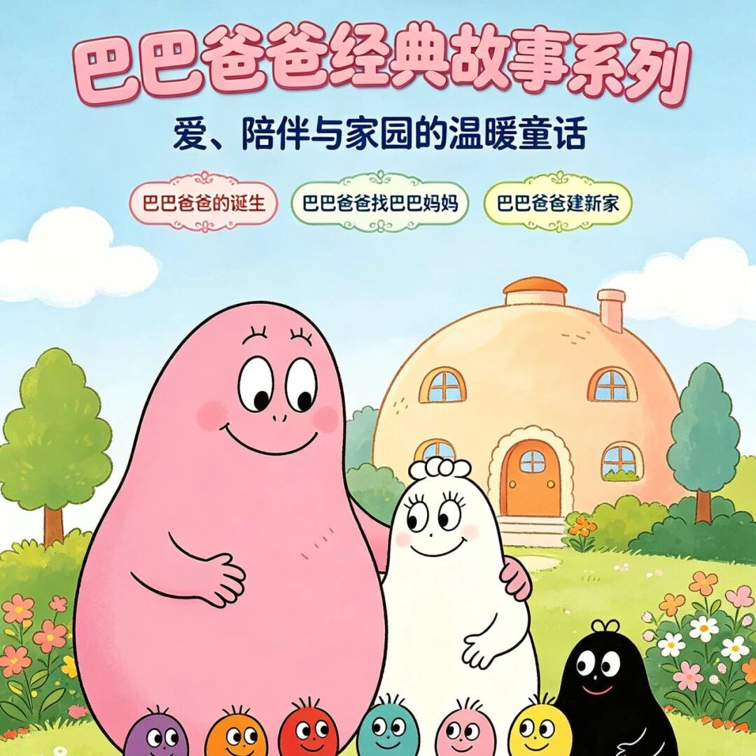 好书推荐少儿绘本 | 巴巴爸爸经典故事